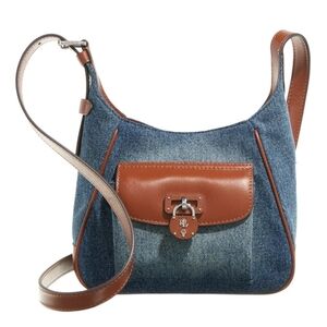 Lauren Ralph LaurenTanner Shoulder Bag Small Oxford Blue/Lauren Tan Crossbody